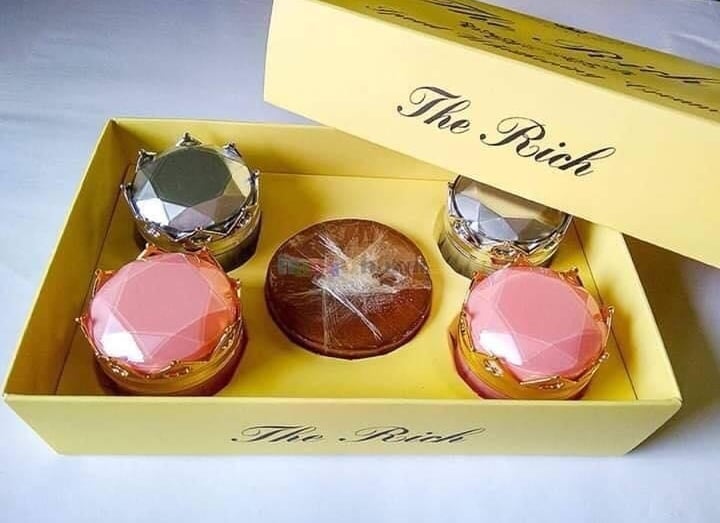5 In 1 The Rich Speed Whitening Cream The Rich Cream Set Gift Set